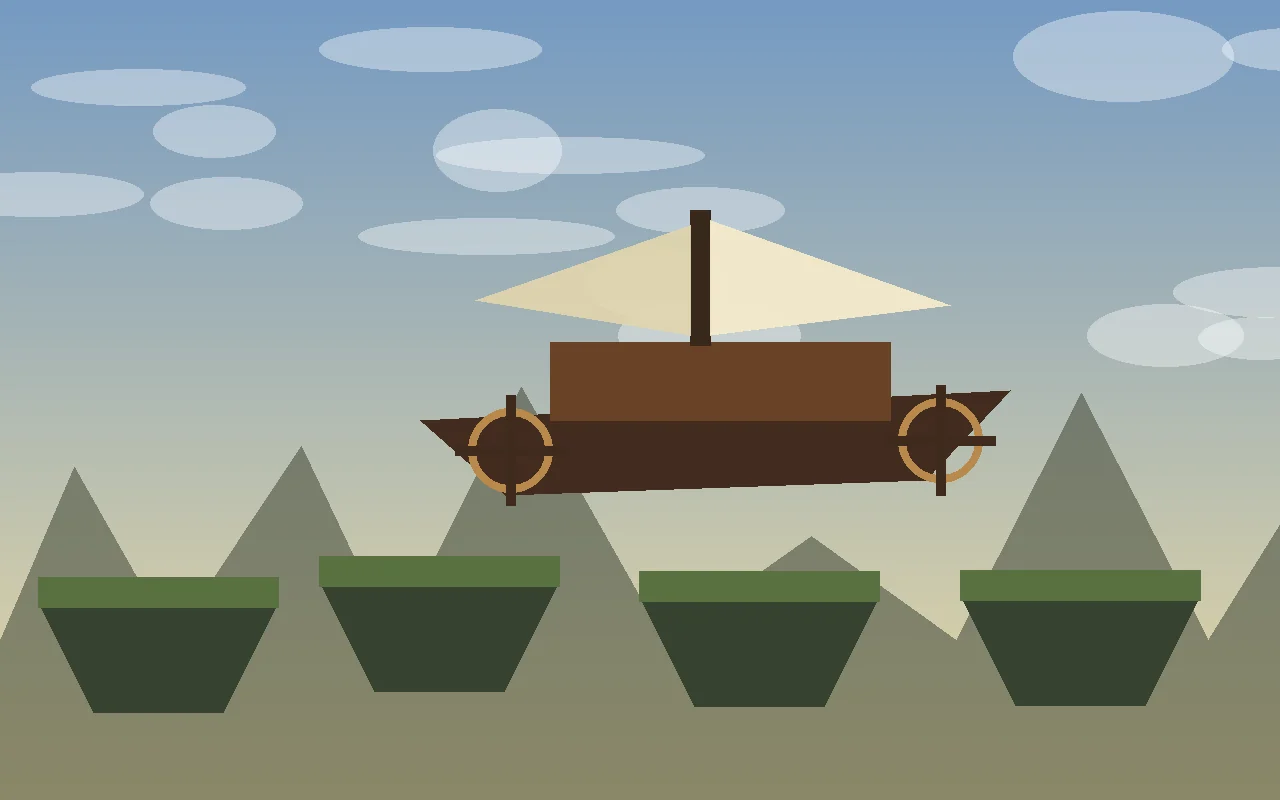 Gameplay-style skyship scene for Valkyrien Skies Mod Download Guide: Prepare a Clean 1.20.1 Profile